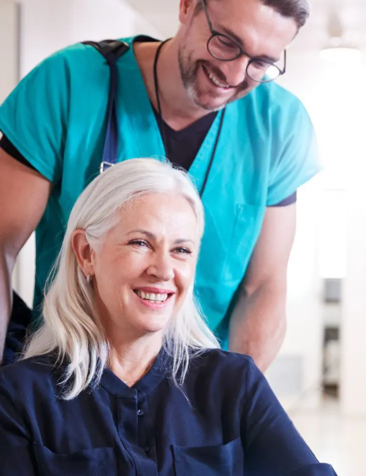 Leaving the hospital and when at home