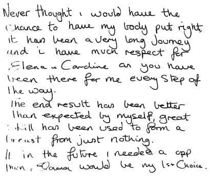 Patient Feedback | North Bristol Private Hospital